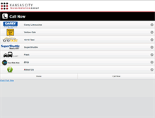 Tablet Screenshot of kansascitytransportationgroup.com